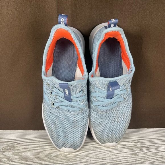 Adidas Cloudfoam Pure Blue Running Shoes Sneaker Womens 7.5 - Picture 8 of 8